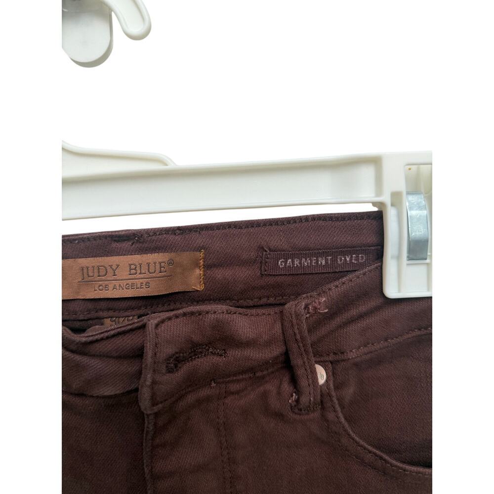Judy Blue Women's High-Rise Tummy Control Garment Dyed Flare Jeans 88803 29 - Picture 3 of 7